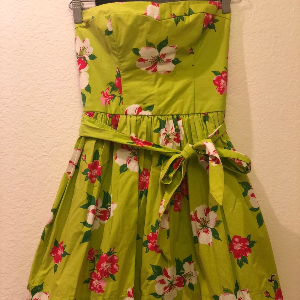 Strapless dress cotton